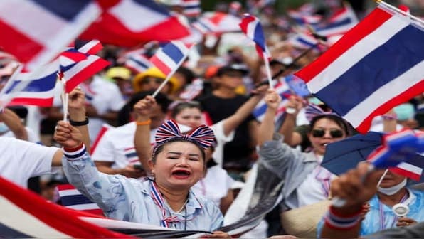 Fact Check: Thousands demand Thai PM's resignation after leaked phone call scandal.