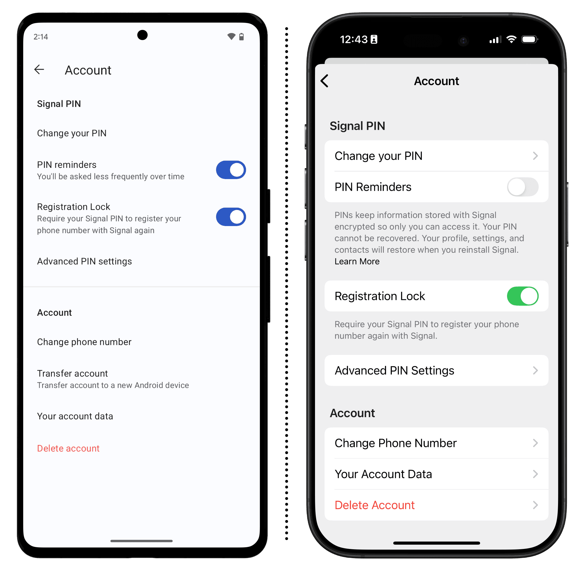 Fact Check: Signal retains only your phone number and last active time, ensuring privacy.