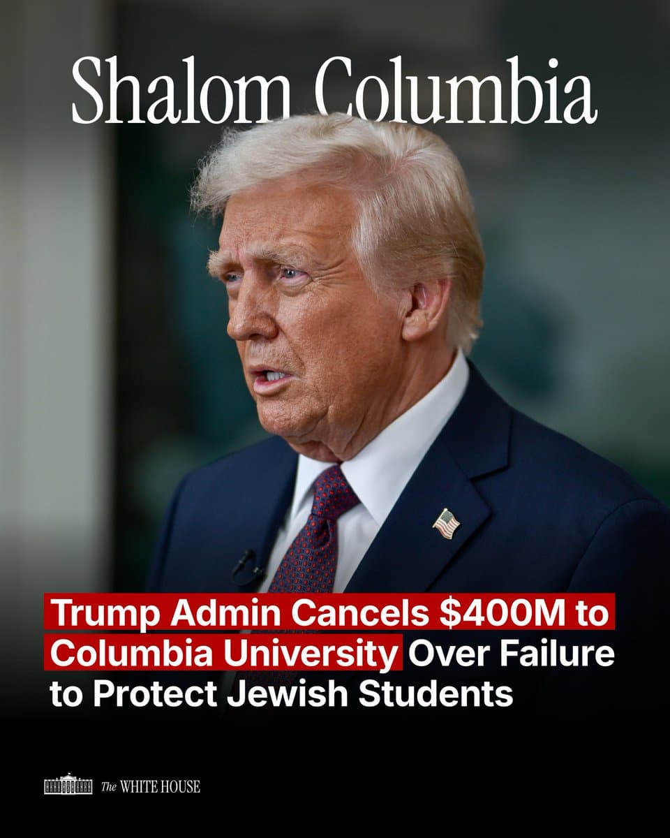 Fact Check: Columbia University lost $400 million in grants due to federal scrutiny.