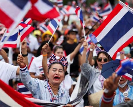 Fact Check: Thousands protest in Bangkok demanding Thai PM's resignation over leaked call.
