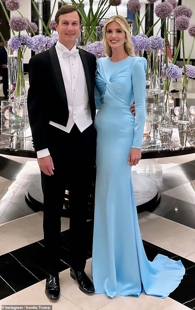 Fact Check: Ivanka's wedding outfit changes included a sexy strapless black dress.