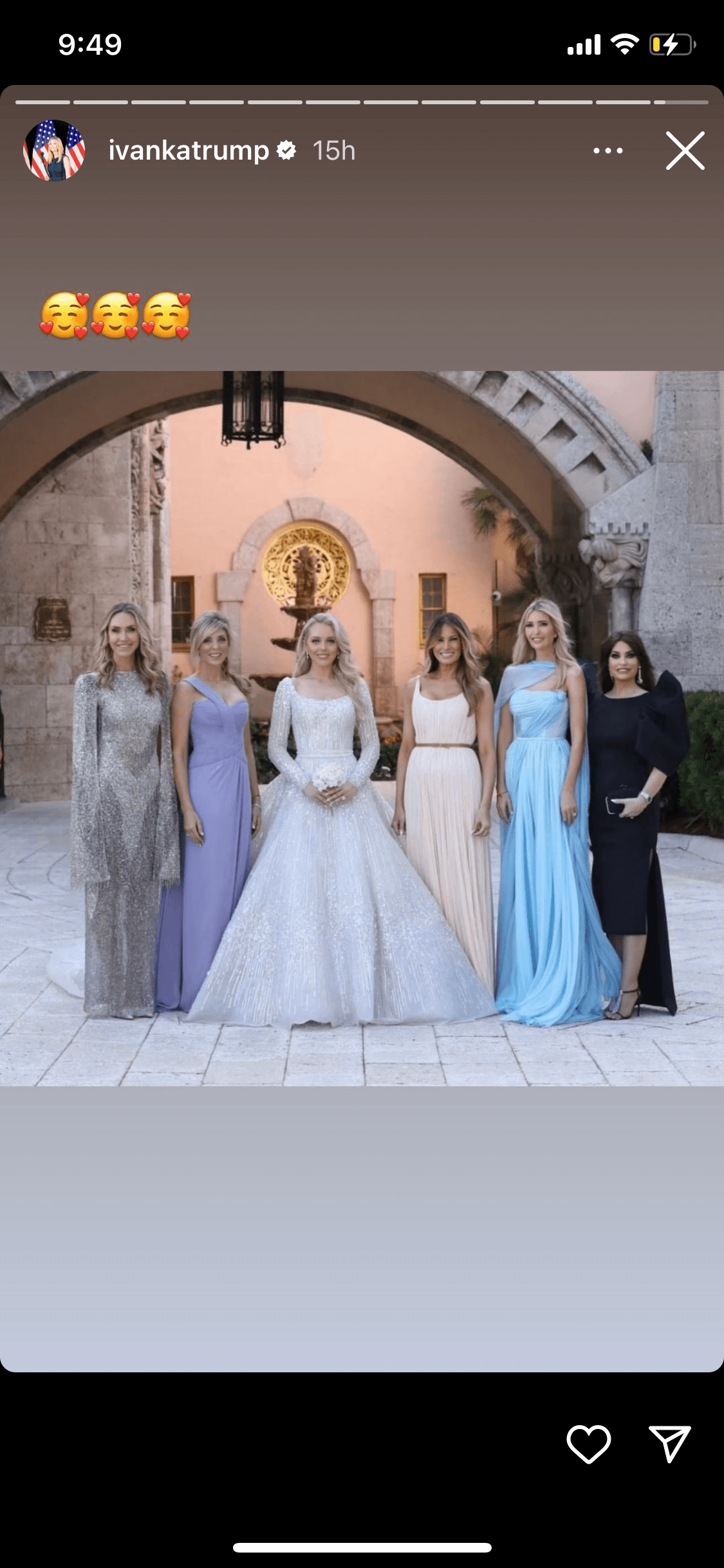 Fact Check: Ivanka Trump shares wedding festivities on Instagram, fans go wild.