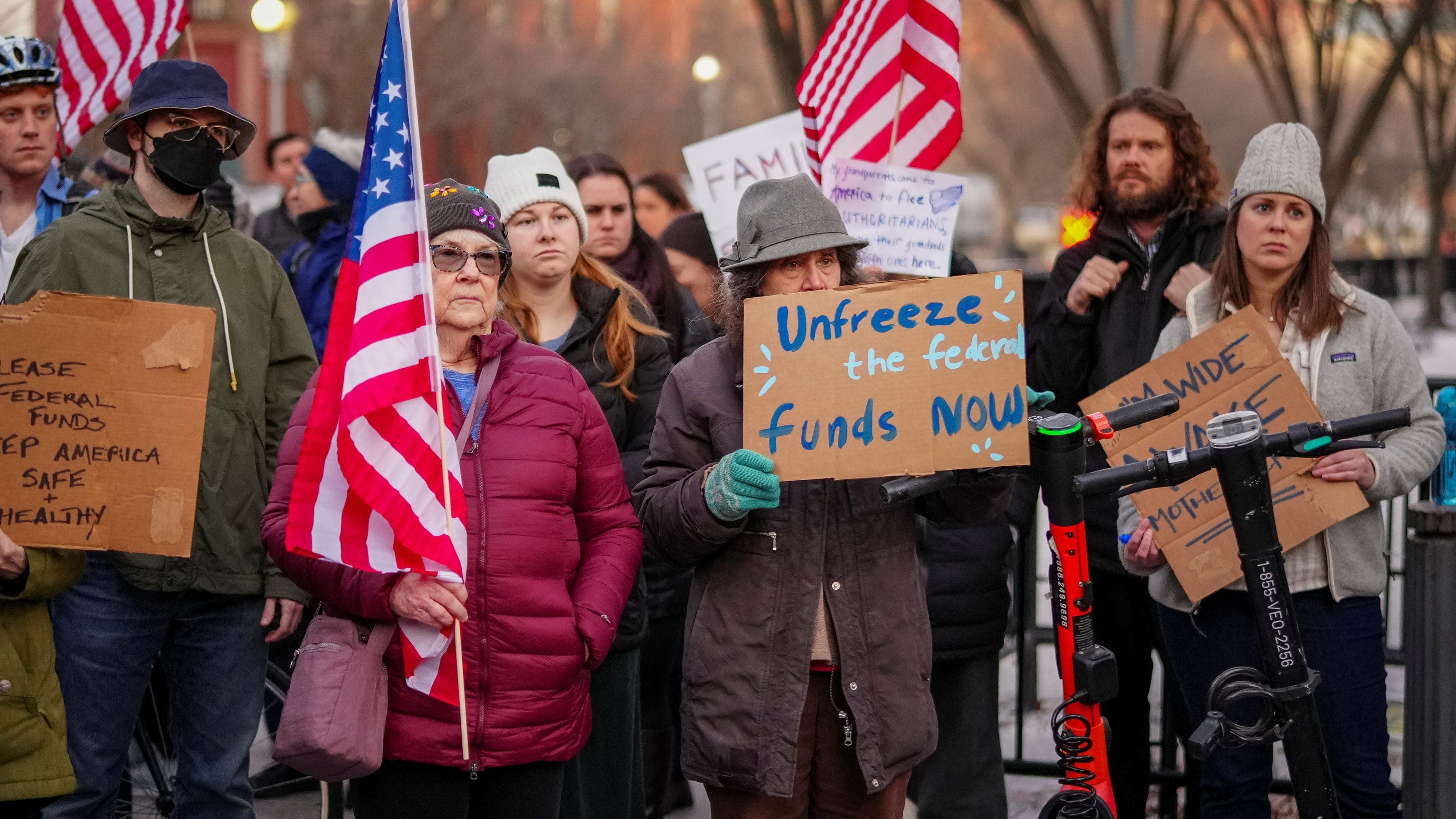 Fact Check: Democratic states fight back against Trump's funding freezes with new bills.