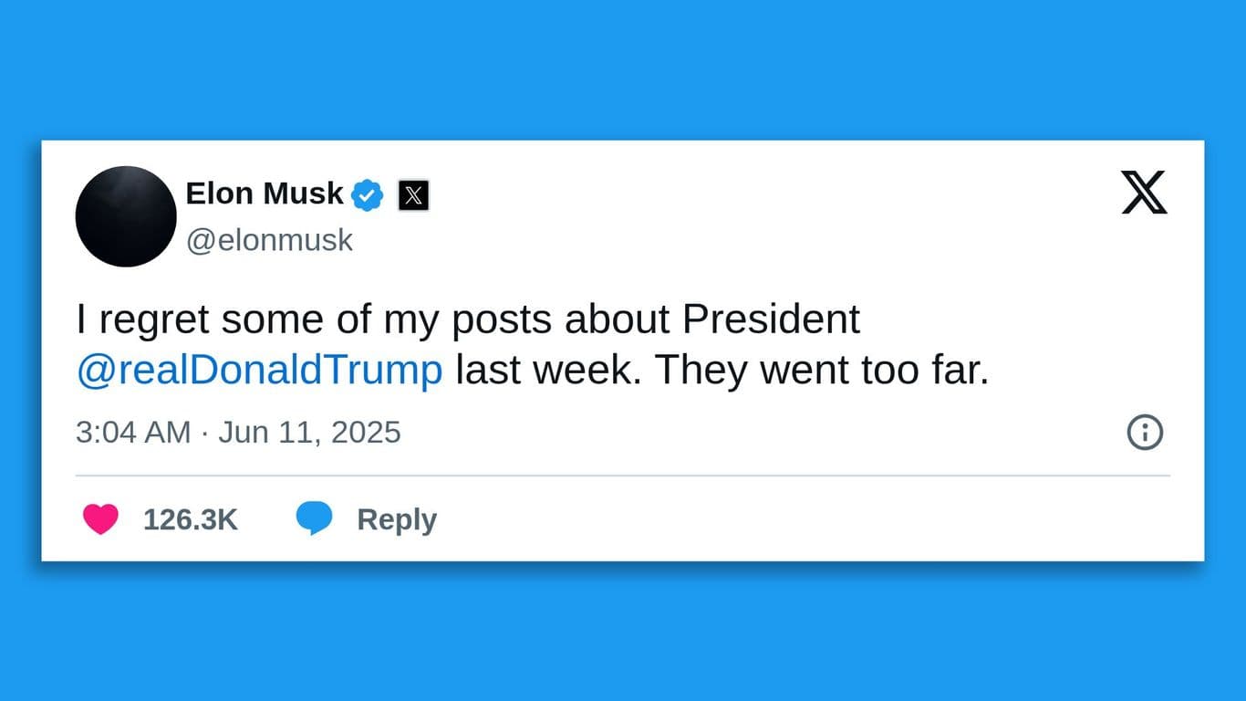 Fact Check: Musk regrets 'going too far' in posts about Trump!