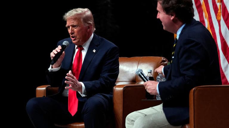 Fact Check: Tucker Carlson criticizes Trump for bombing Iran, calling him complicit.