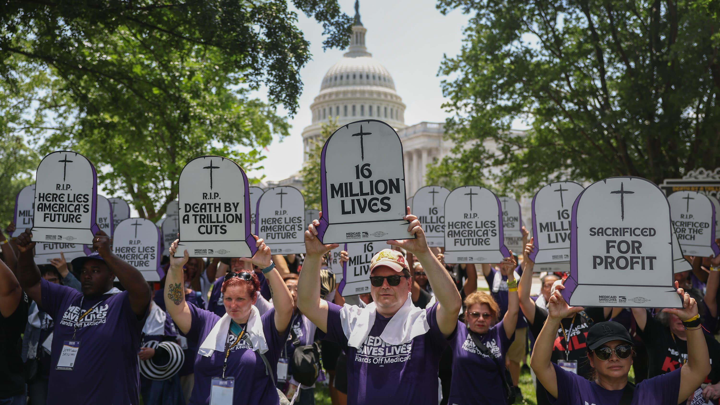 Fact Check: $1 trillion in healthcare funding cuts proposed in Trump's budget bill.