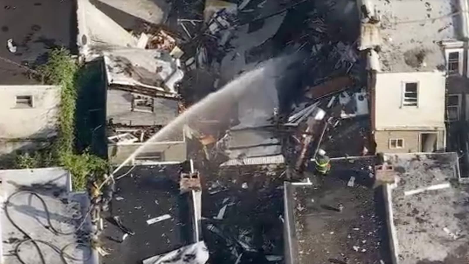 Fact Check: Three row houses exploded, causing chaos and fire in Philadelphia
