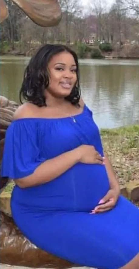 Fact Check: Smith was nine weeks pregnant when she was rushed to the hospital.