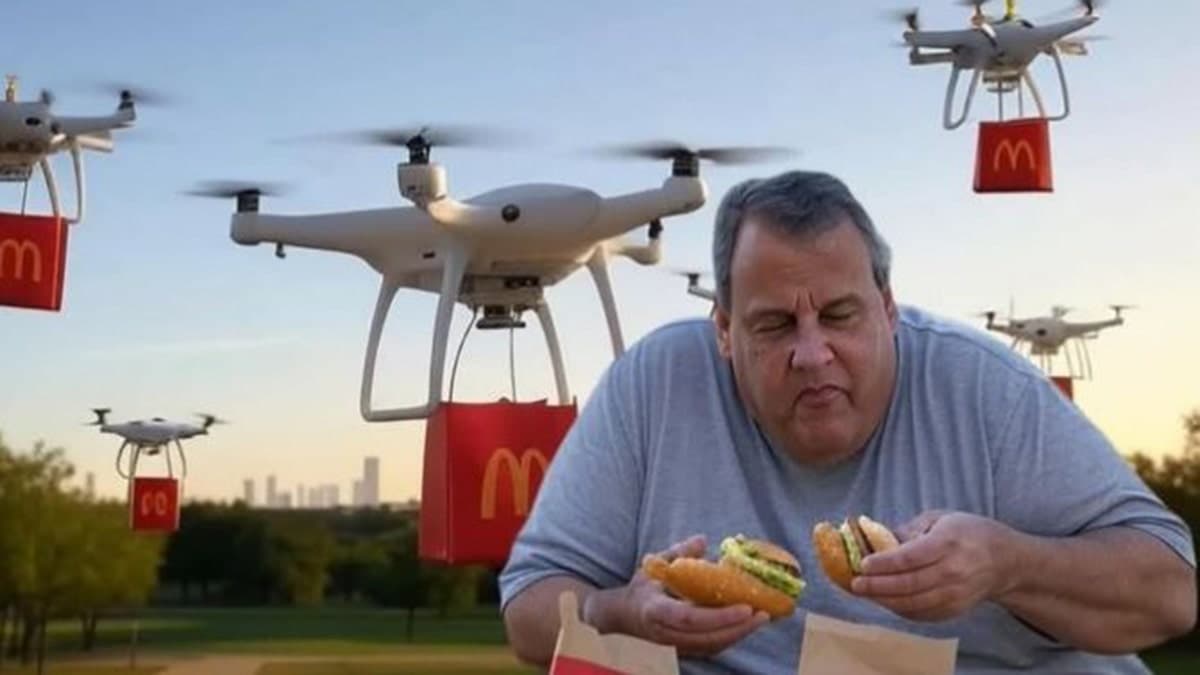 Fact Check: Drone delivered a beverage to the hostage-taker during negotiations.