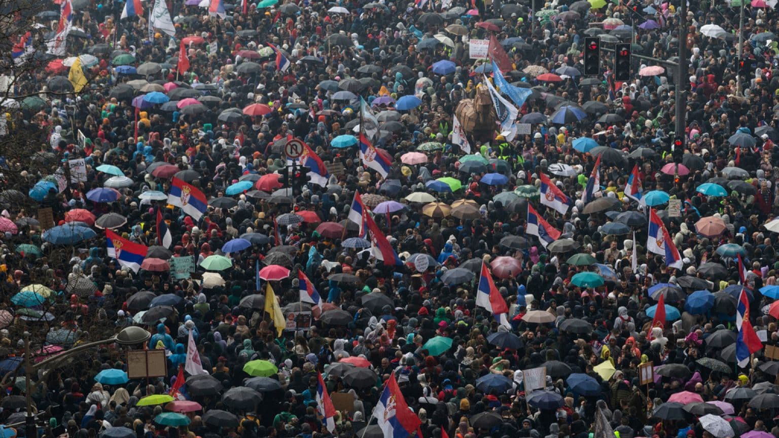 Fact Check: Protesters accuse Serbian government of corruption after deadly rail station collapse.