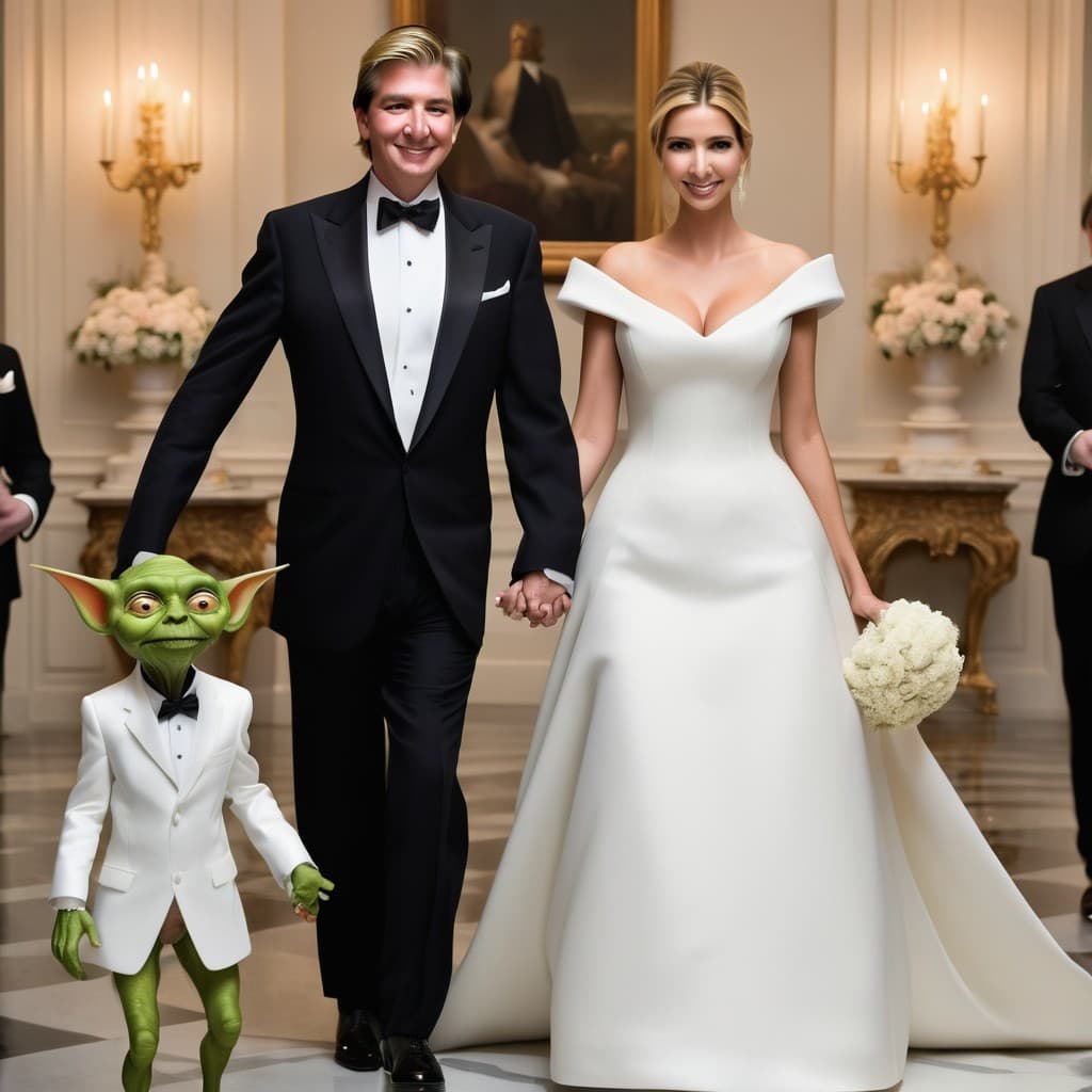 Fact Check: Ivanka Trump shares stunning wedding photos, fans compare her to Molly Ringwald.