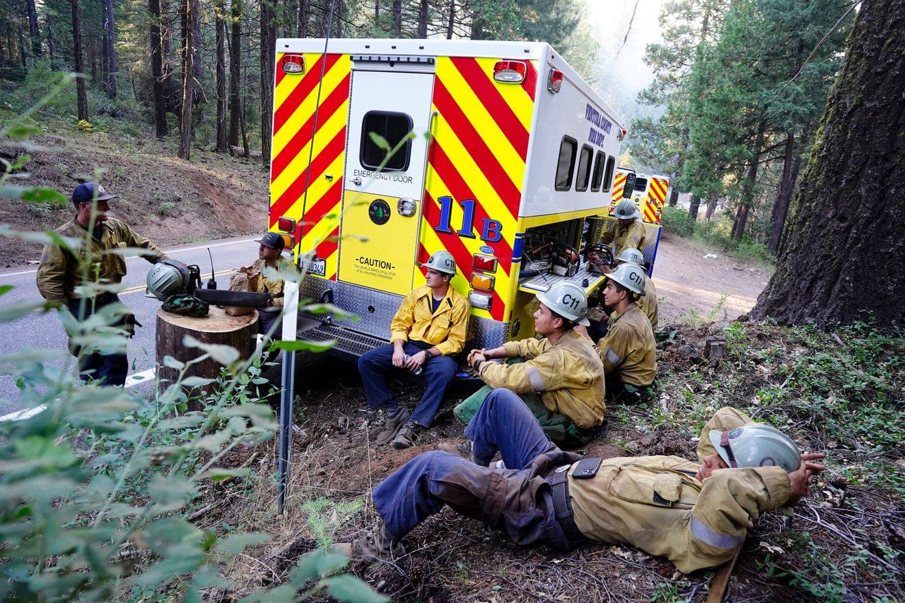Fact Check: Authorities suspect wildfire was set to lure firefighters into ambush.