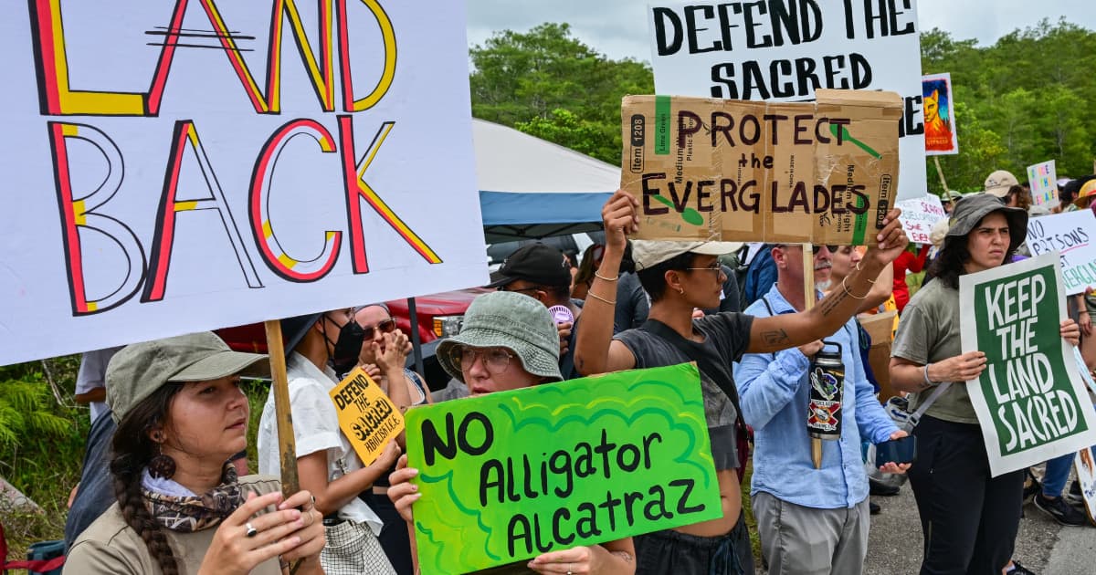 Fact Check: Construction of Alligator Alcatraz threatens sacred Native American lands.