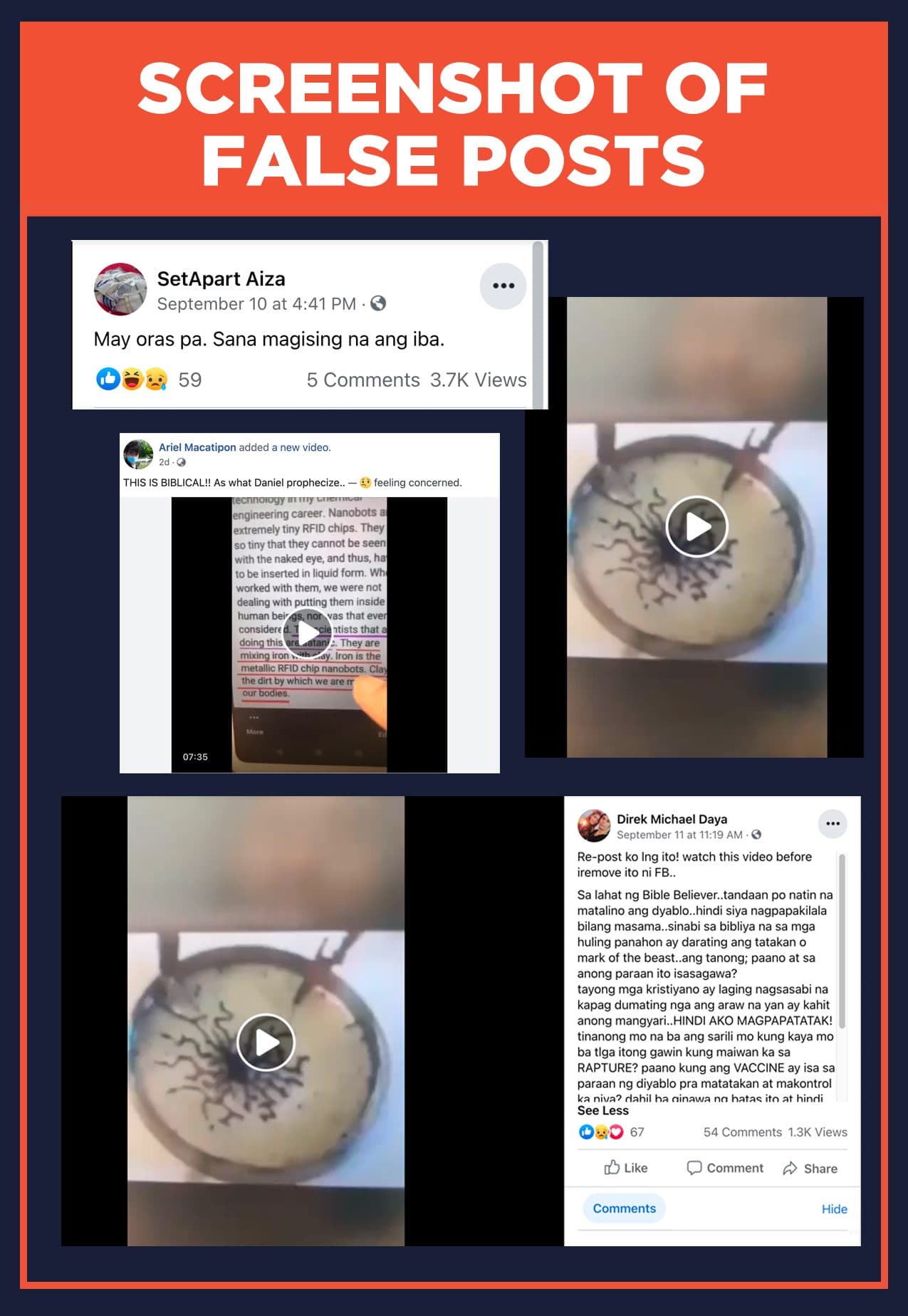 Fact Check: COVID is fake and is a government mind control drug that uses 5g nanobot technology