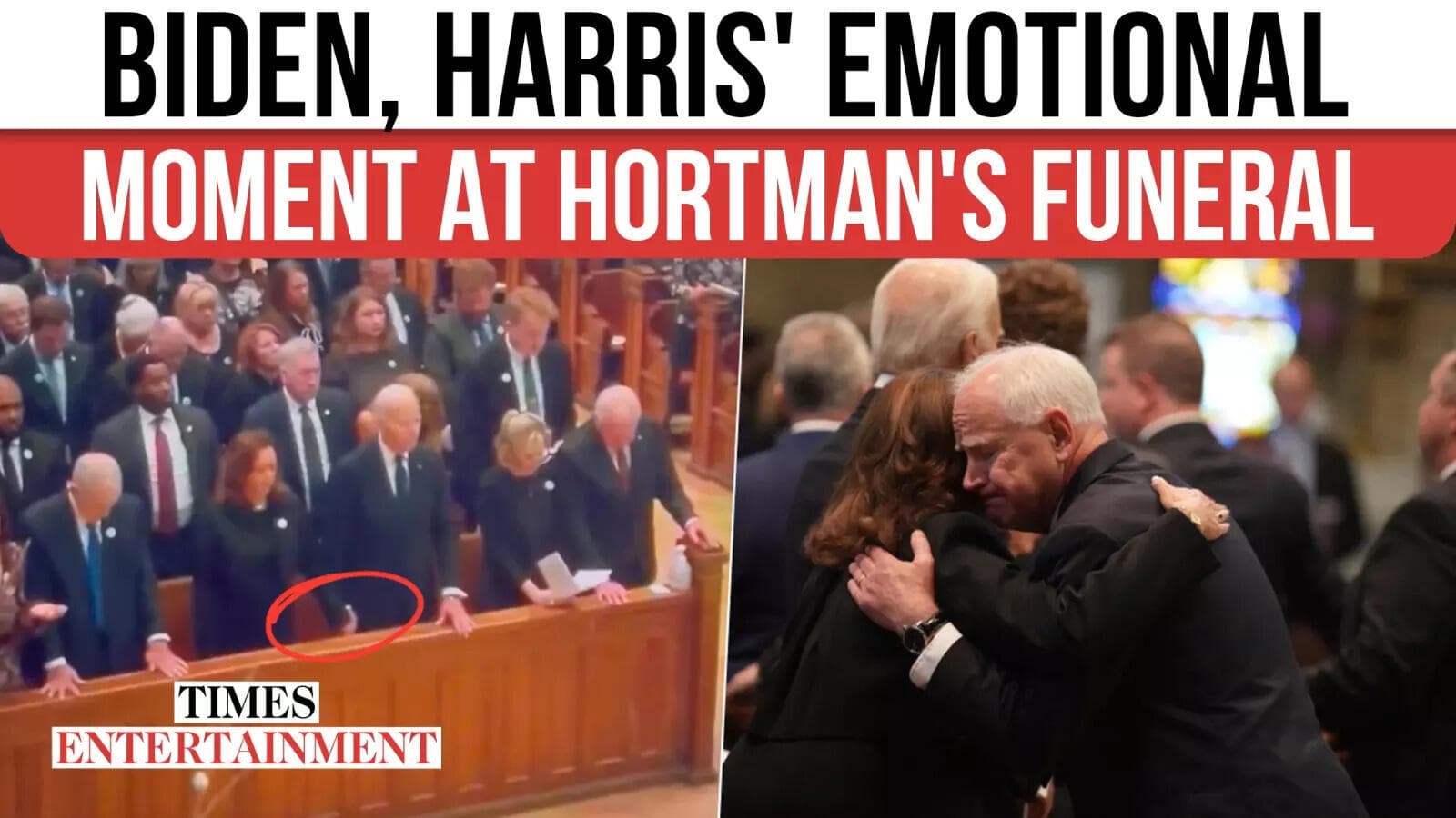 Fact Check: Over 1,000 mourners attended the funeral, including Biden and Harris.