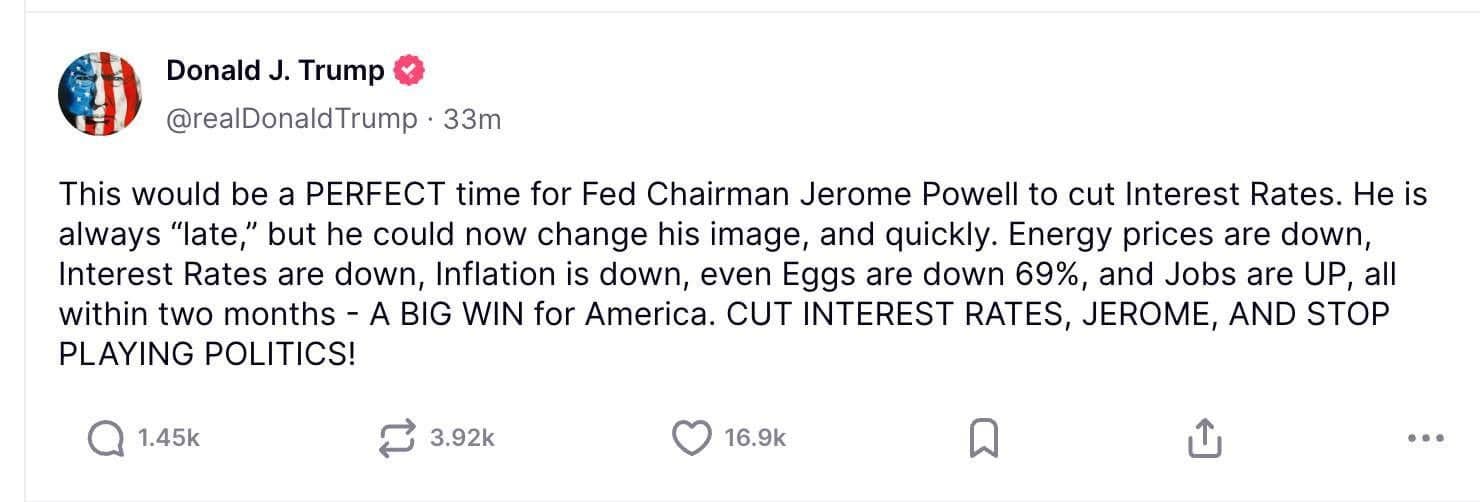 Fact Check: Trump demands Fed cut interest rates 'by a lot'
