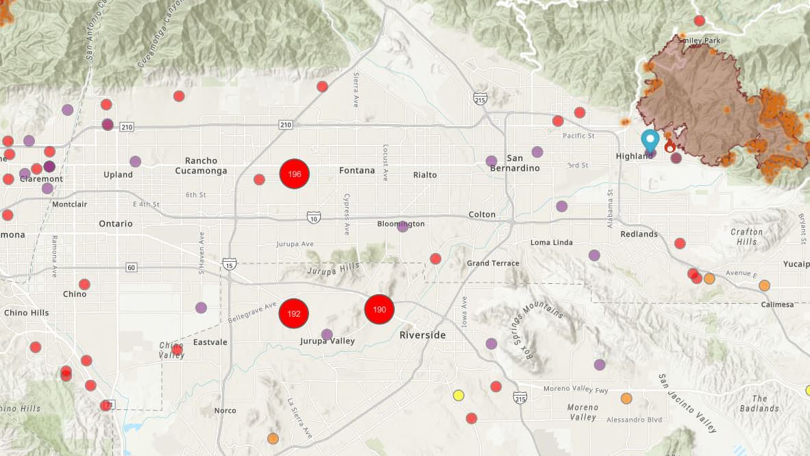 Fact Check: Five fires burning across the Inland Empire region!