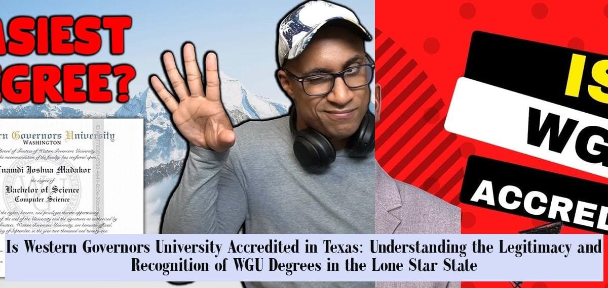 Fact Check: Is WGU accredited in Texas?