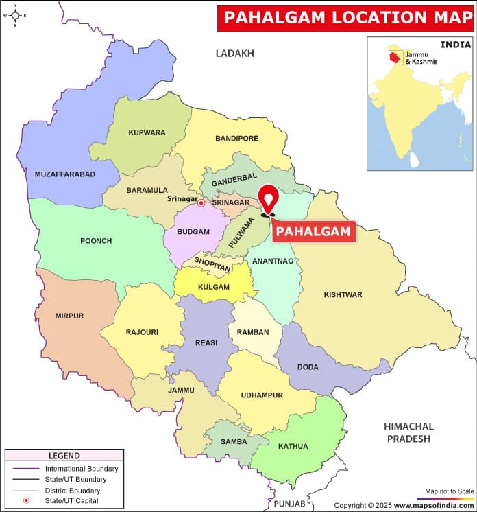 Fact Check: Pahalgam is a town in the Indian state of Jammu and Kashmir.