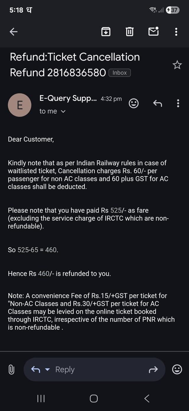 Fact Check: Is WL ticket cancelled automatically?