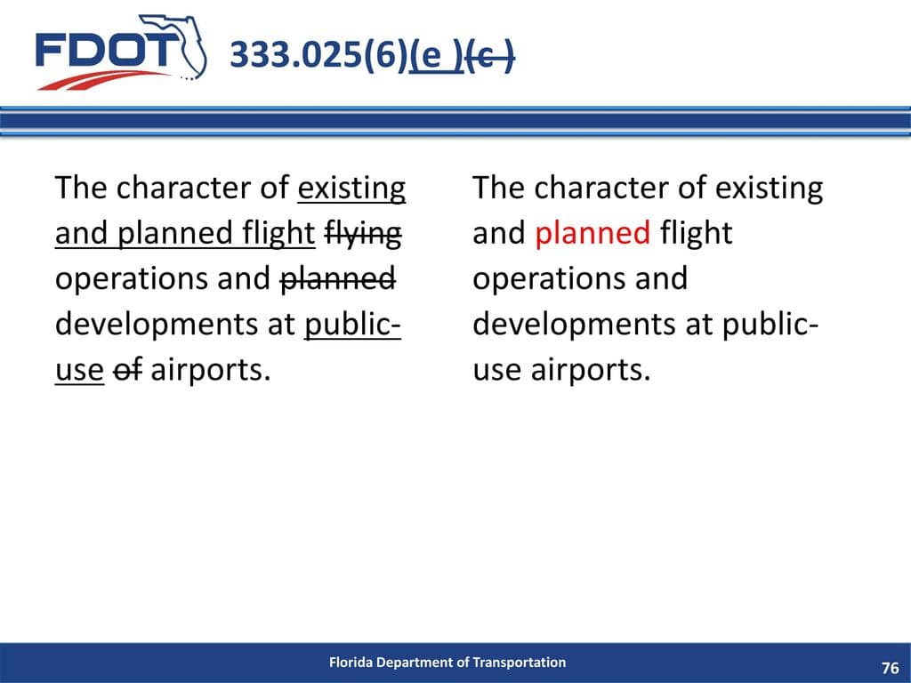 Fact Check: Air travel is regulated by zoning laws near airports.