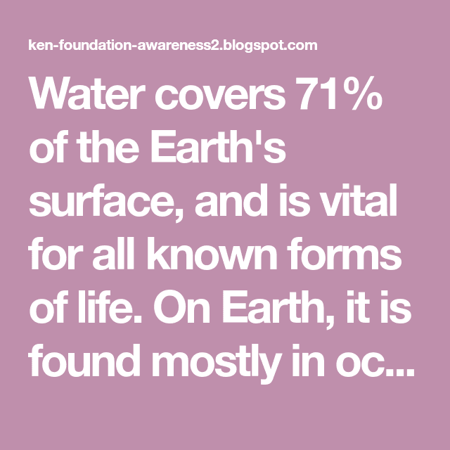 Fact Check: Water covers about 71% of the Earth's surface.