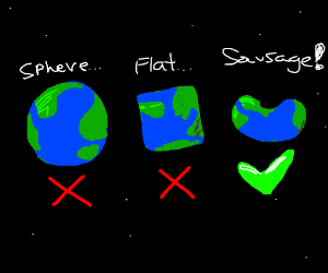 Fact Check: The Earth is sausage shaped