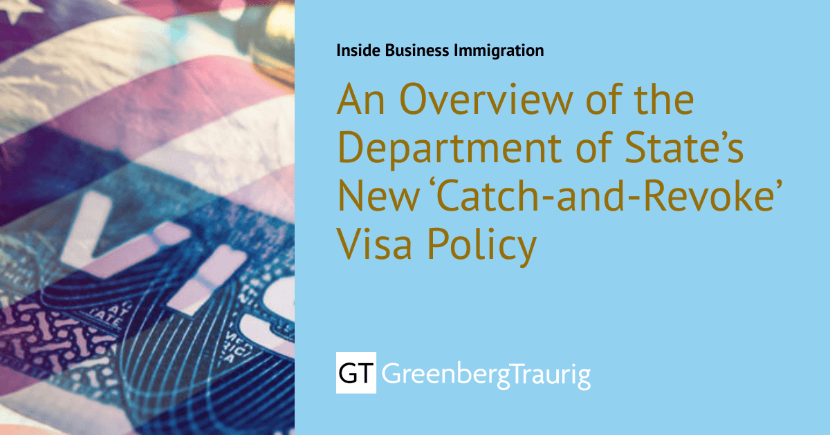 Fact Check: The U.S. State Department can revoke visas for foreign nationals.