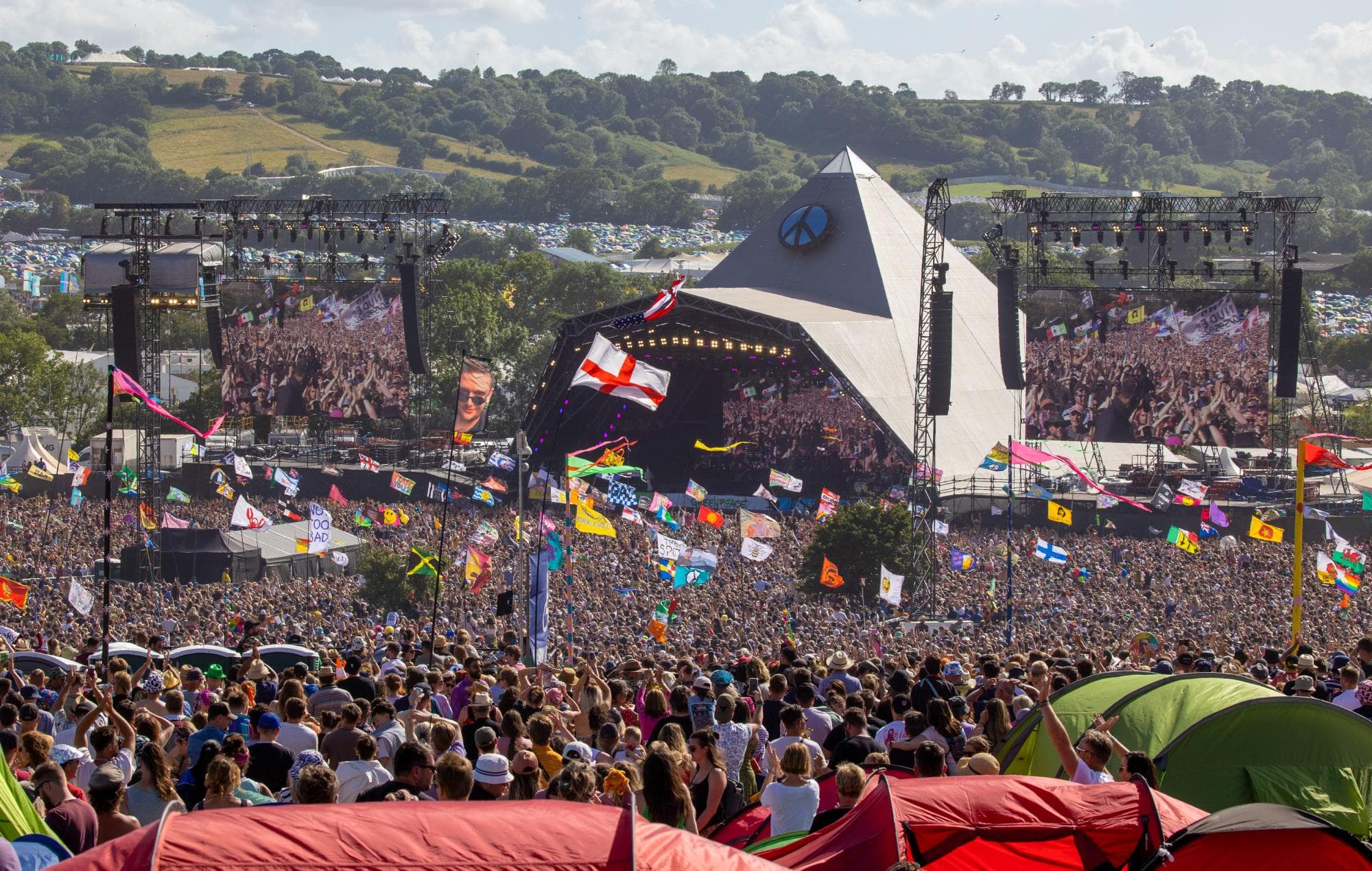 Fact Check: The Glastonbury Music Festival takes place annually in the United Kingdom.