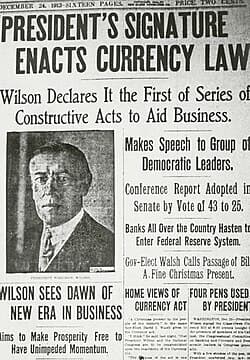 Fact Check: The Federal Reserve was established in 1913.