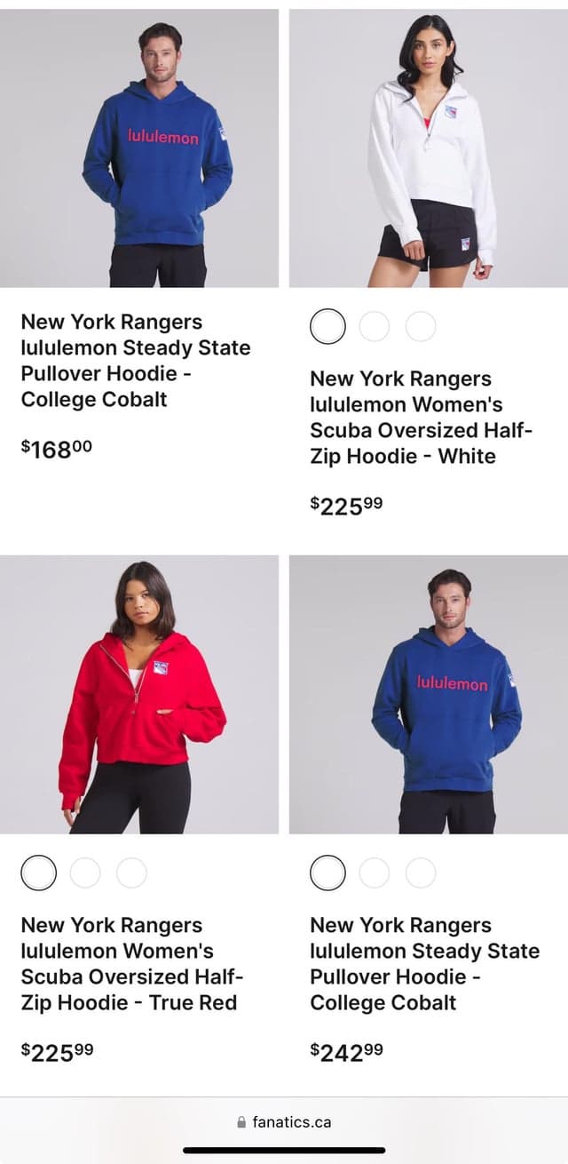 Fact Check: The average price of Lululemon hoodies is around $118.
