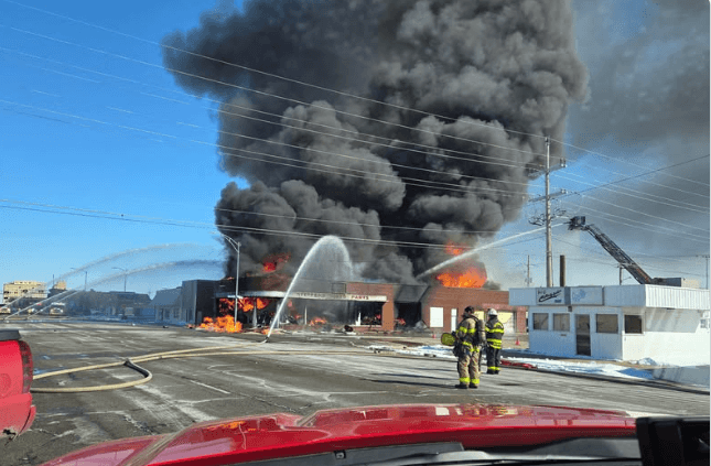 Fact Check: Fires can result from building explosions.