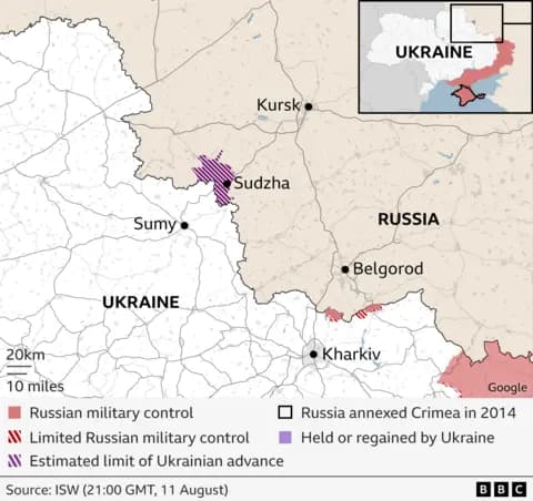 Fact Check: Ukraine has a 1,000-kilometer front line with Russia.