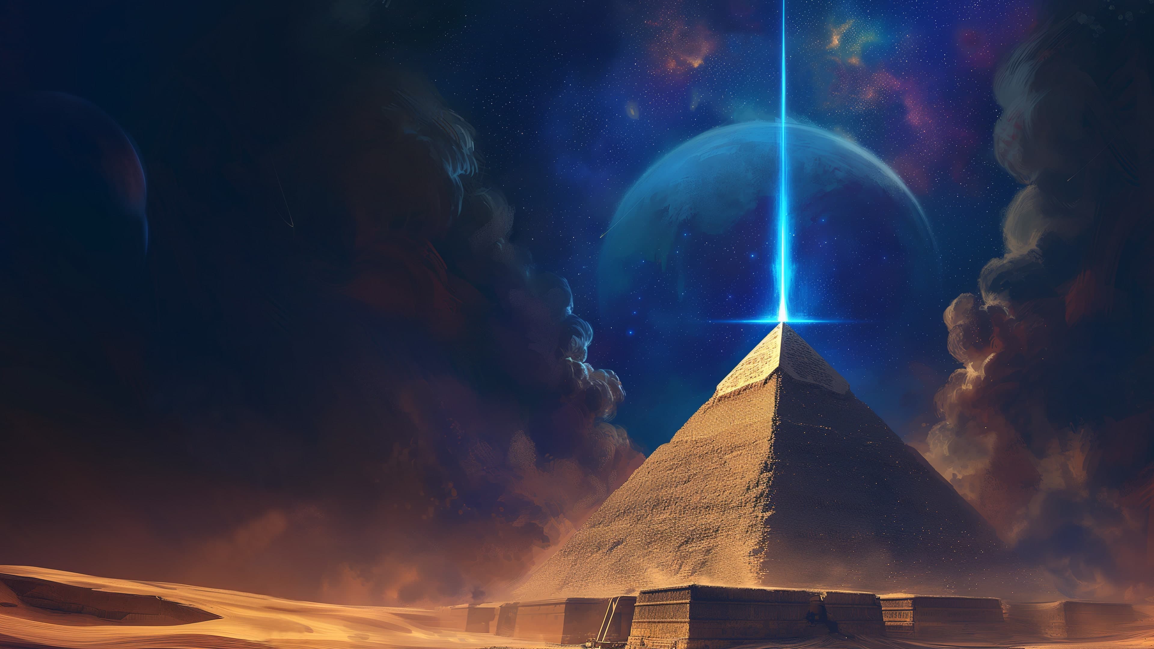 Fact Check: aliens built pyramids with help of dinosaurs
