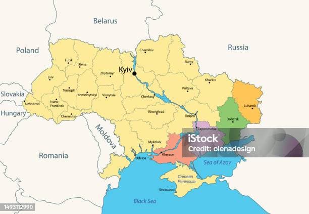 Fact Check: The administrative borders of Donetsk and Luhansk are contested regions in Ukraine.