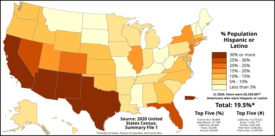 Fact Check: The U.S. population includes over 60 million Hispanic or Latino individuals.