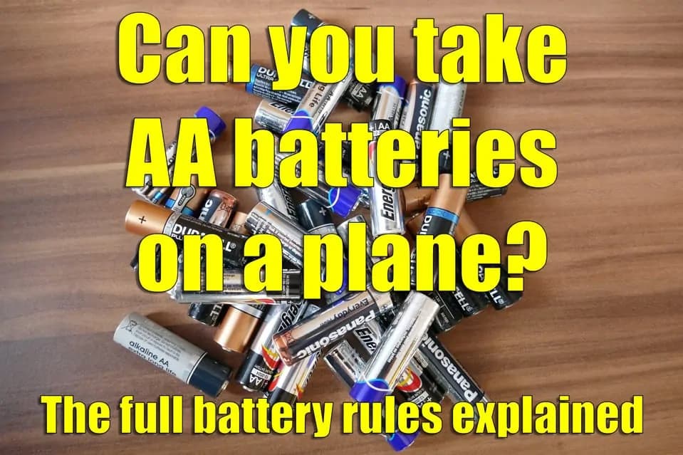 Fact Check: Is are aa batteries allowed on planes?