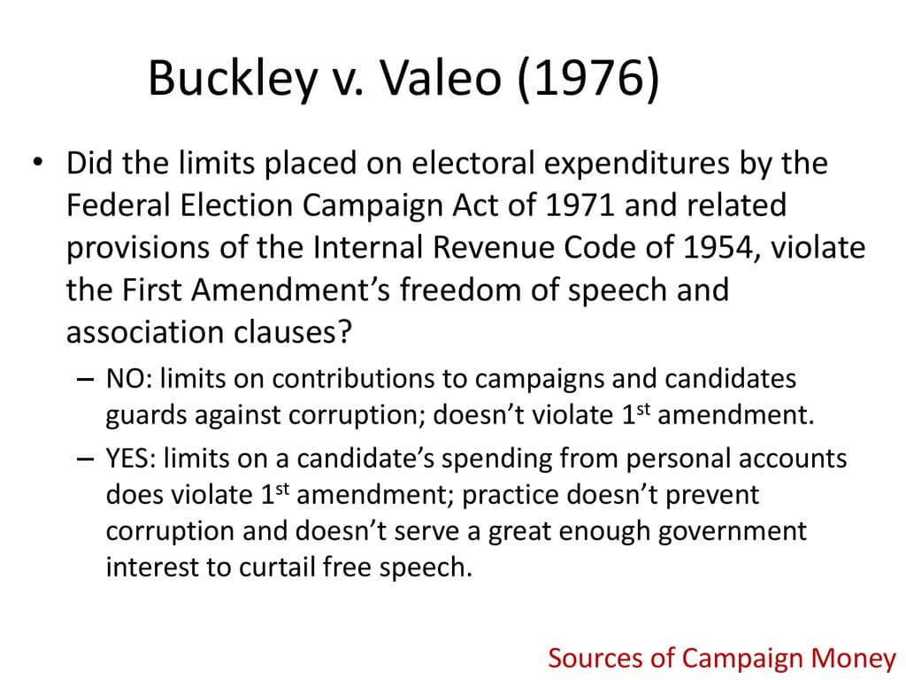 Fact Check: Limits on campaign contributions aim to prevent corruption.