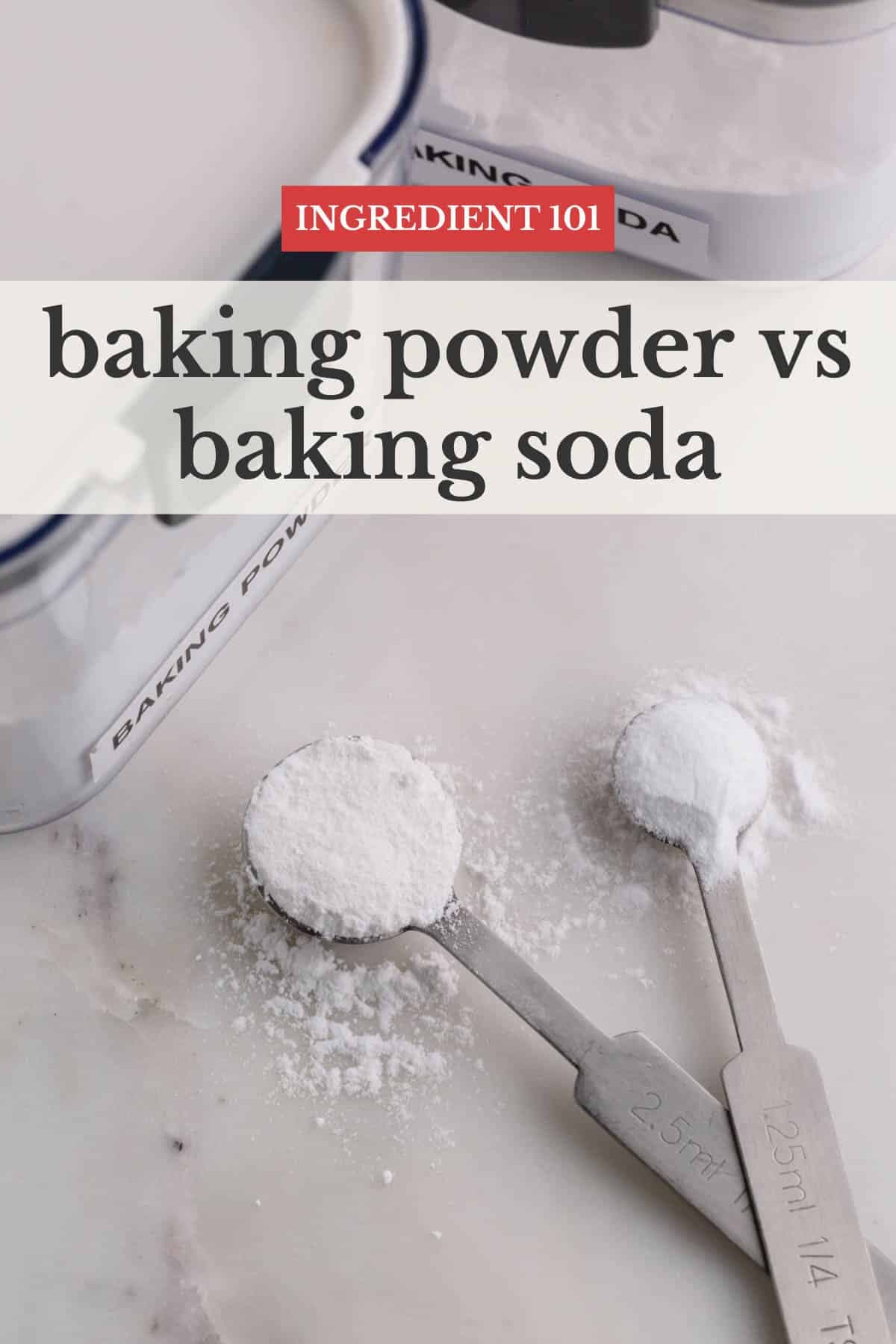 Fact Check: Is baking powder the same as baking soda?