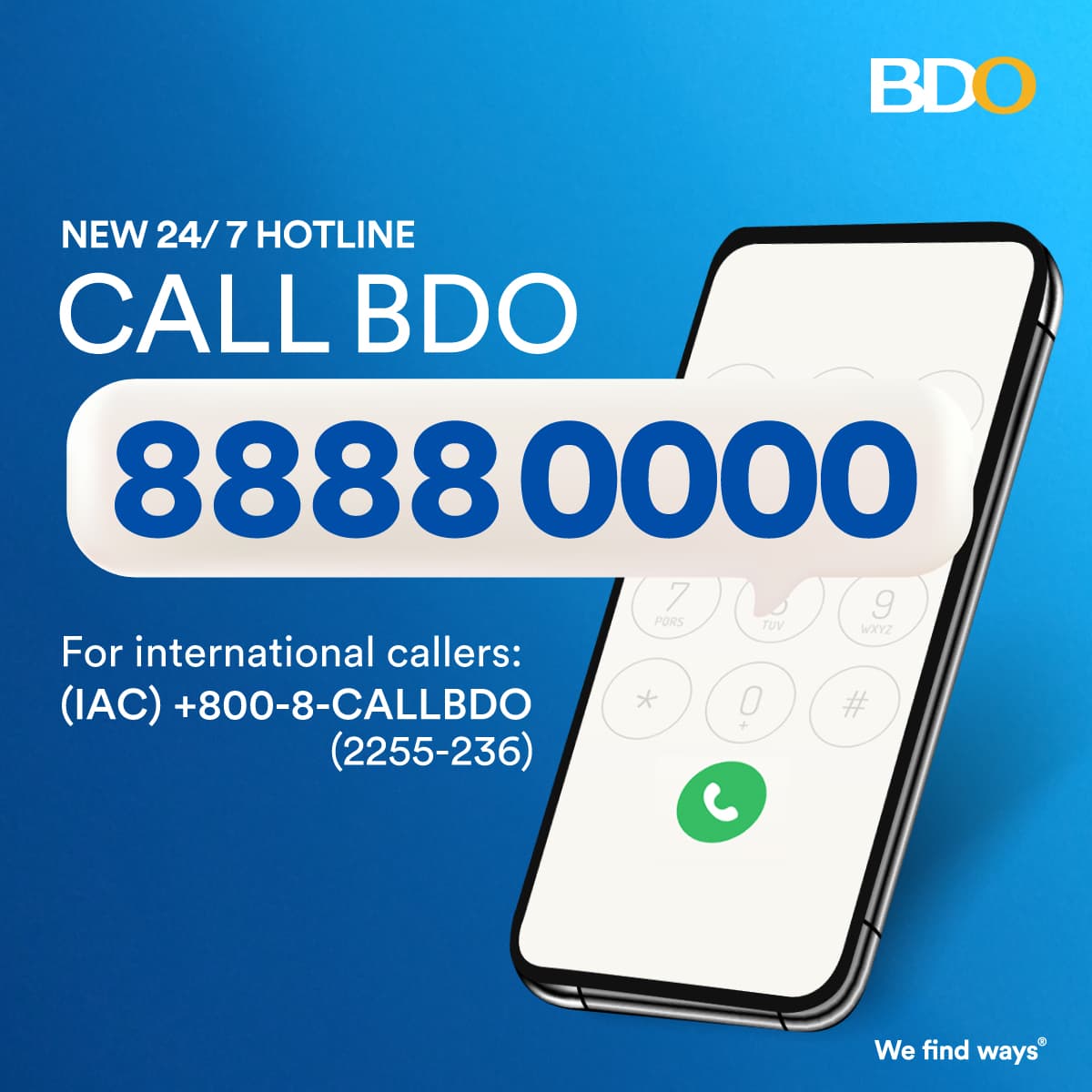Fact Check: Is bdo customer service 24 7?