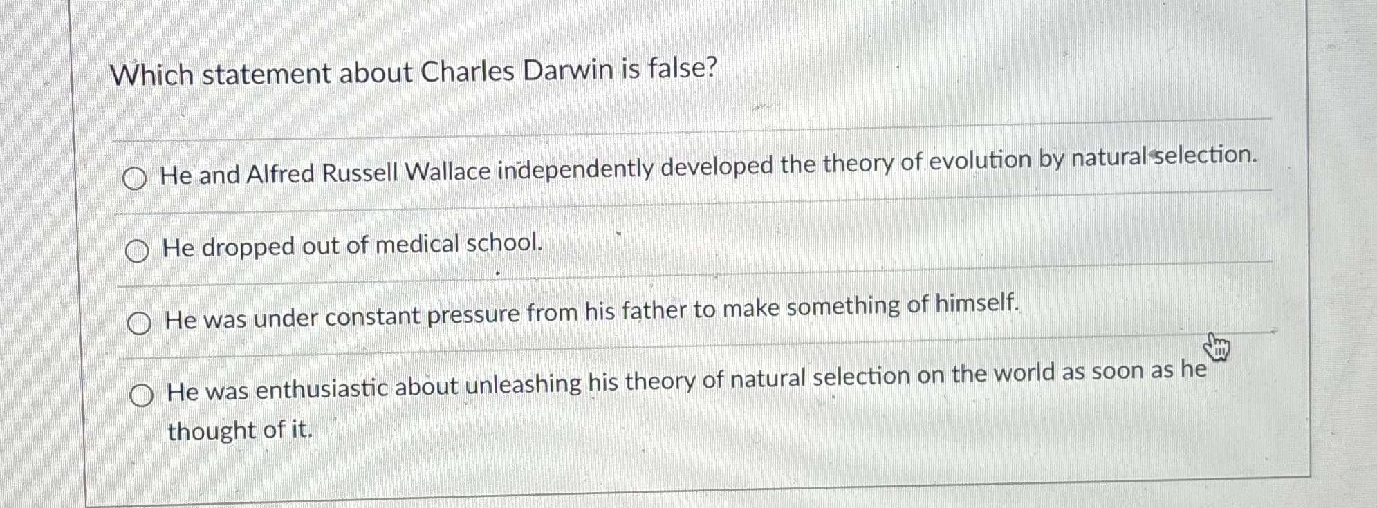 Fact Check: Is darwin black?