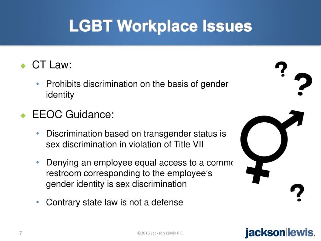 Fact Check: The Constitution's equal protection clause prohibits discrimination based on gender identity.