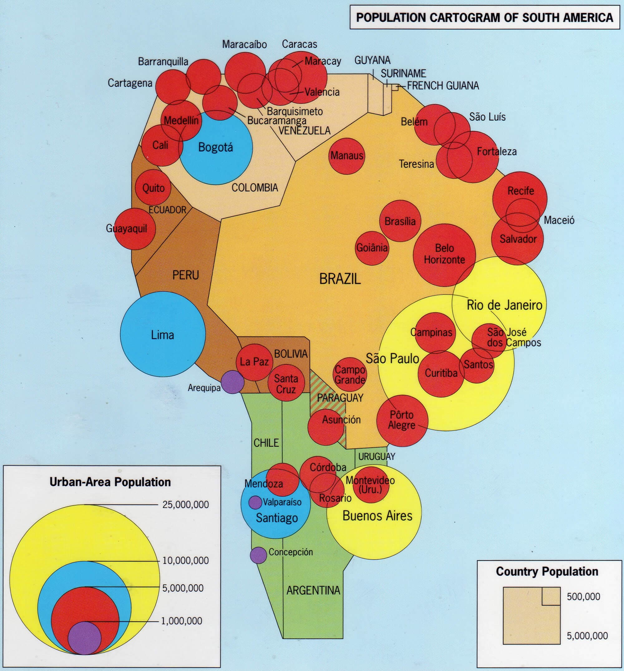 Fact Check: Brazil is the largest country in South America by both area and population.
