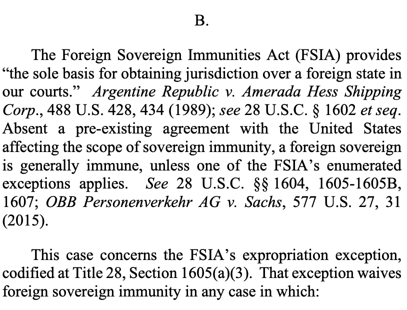 Fact Check: The Foreign Sovereign Immunities Act governs legal proceedings involving foreign governments in the U.S.