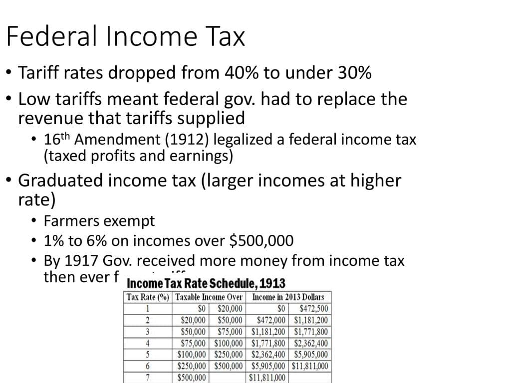 Fact Check: The U.S. has a progressive tax system where higher incomes are taxed at higher rates.