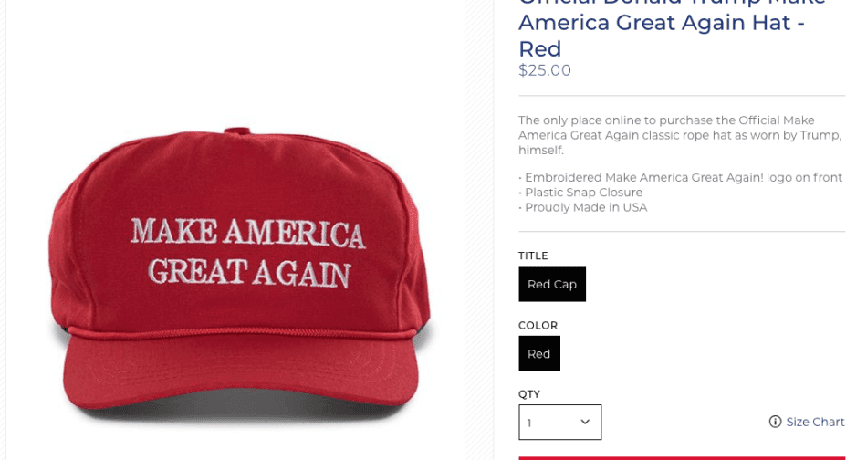 Fact Check: MAGA merchandise is made in China