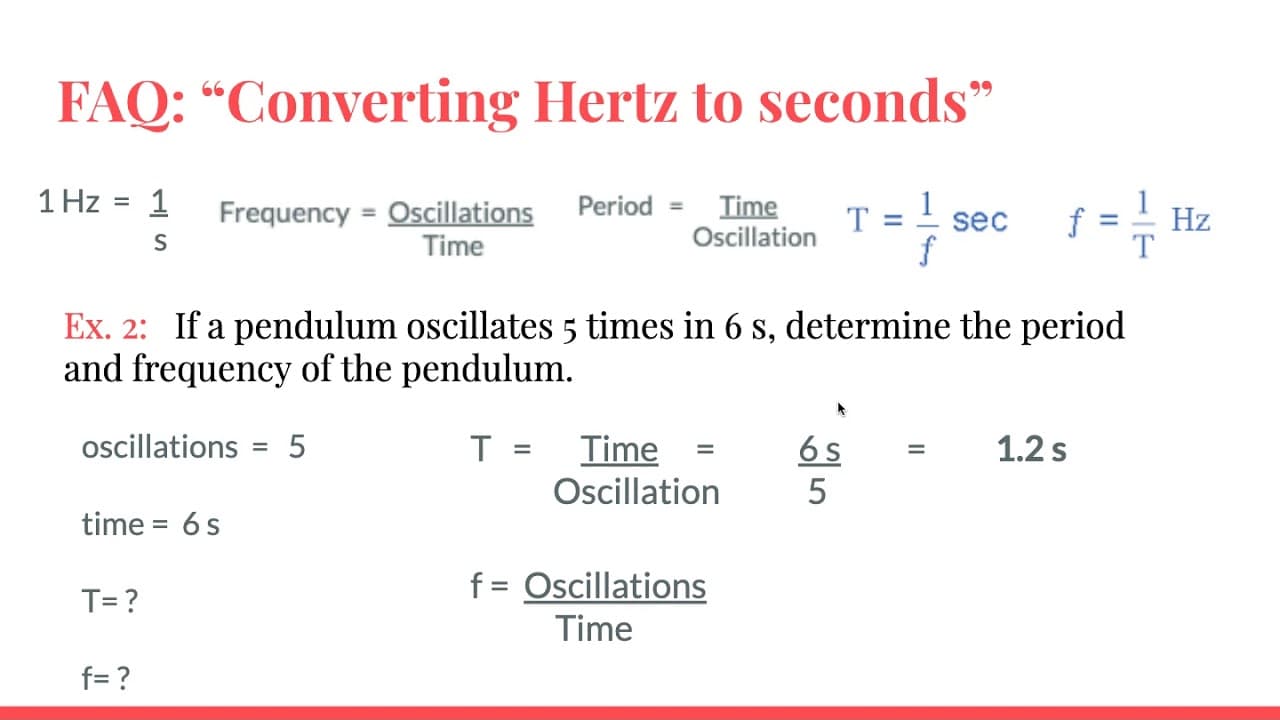 Fact Check: Is hertz 1/s?