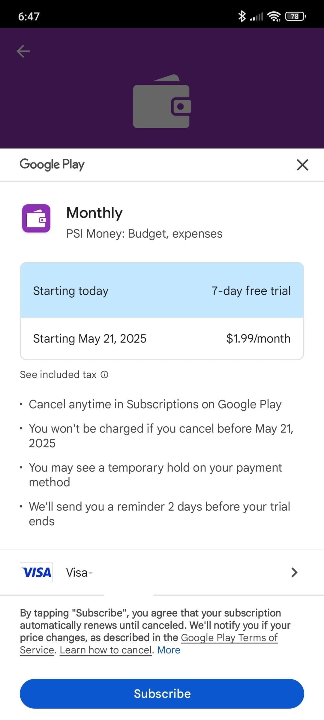 Fact Check: Subscription services can be canceled at any time during a trial.