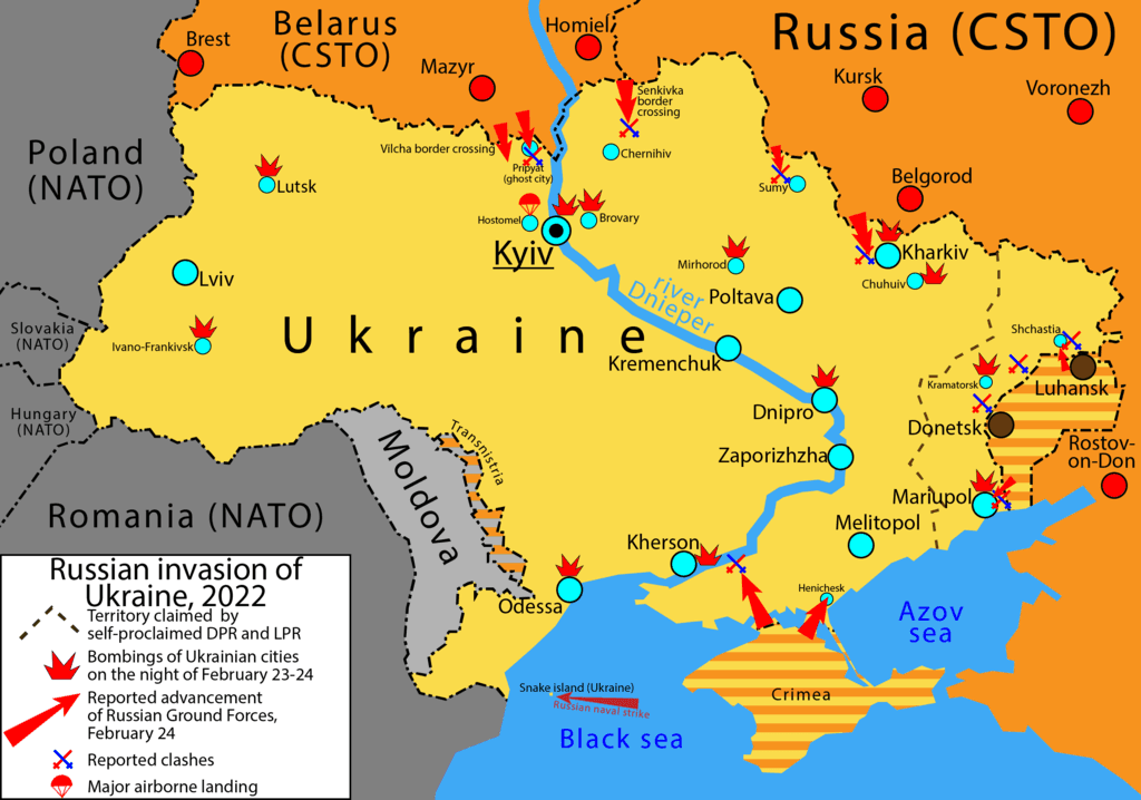 Fact Check: Russia invaded Ukraine in February 2022.