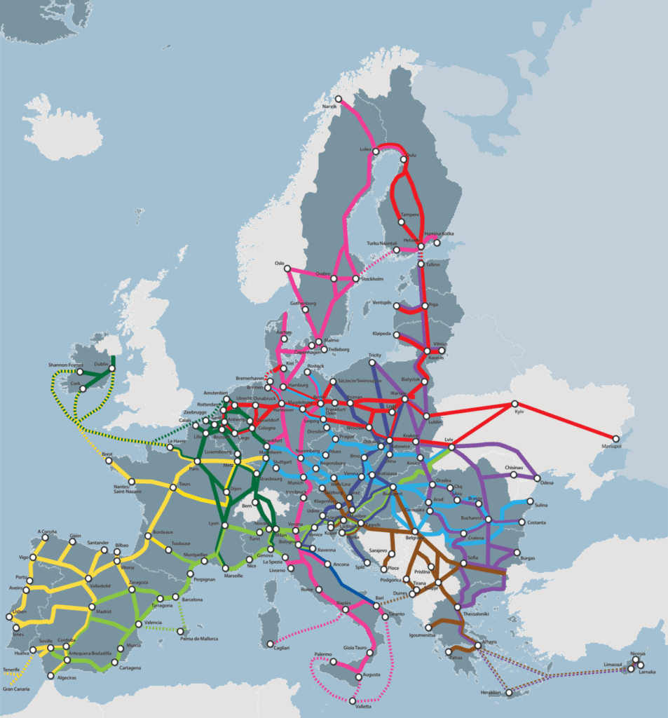 Fact Check: The Trans-European Transport Network regulation mandates trains to travel at least 160 km/h.